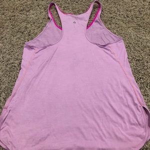 Pink lululemon tank